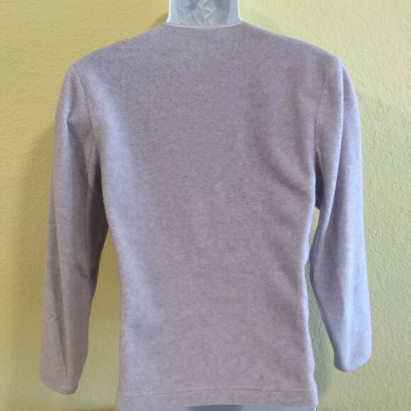 Bellagio Women's Long Sleeve Sweat Top Small Gray - Picture 6 of 8